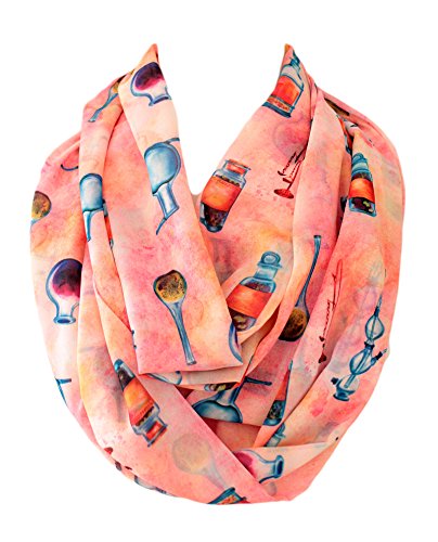 Etwoa Chemical Potions Chemistry Infinity Scarf Circle Loop Tube Scarf3