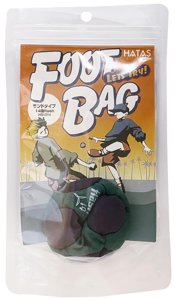 Amazon.co.jp: HATAS サンド フットバッグ 14面 FLASH パープル