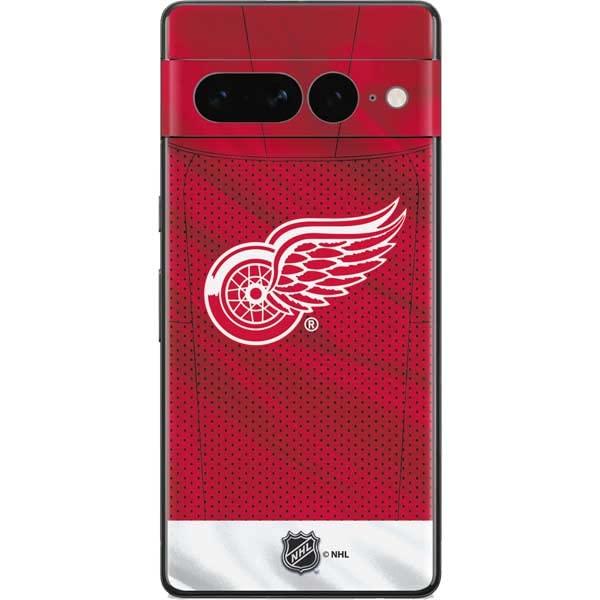 Skinit Phone Decal Skin Compatible with Google Pixel 7 Pro - Officially Licensed NHL Detroit Red Wings Home Jersey Design
