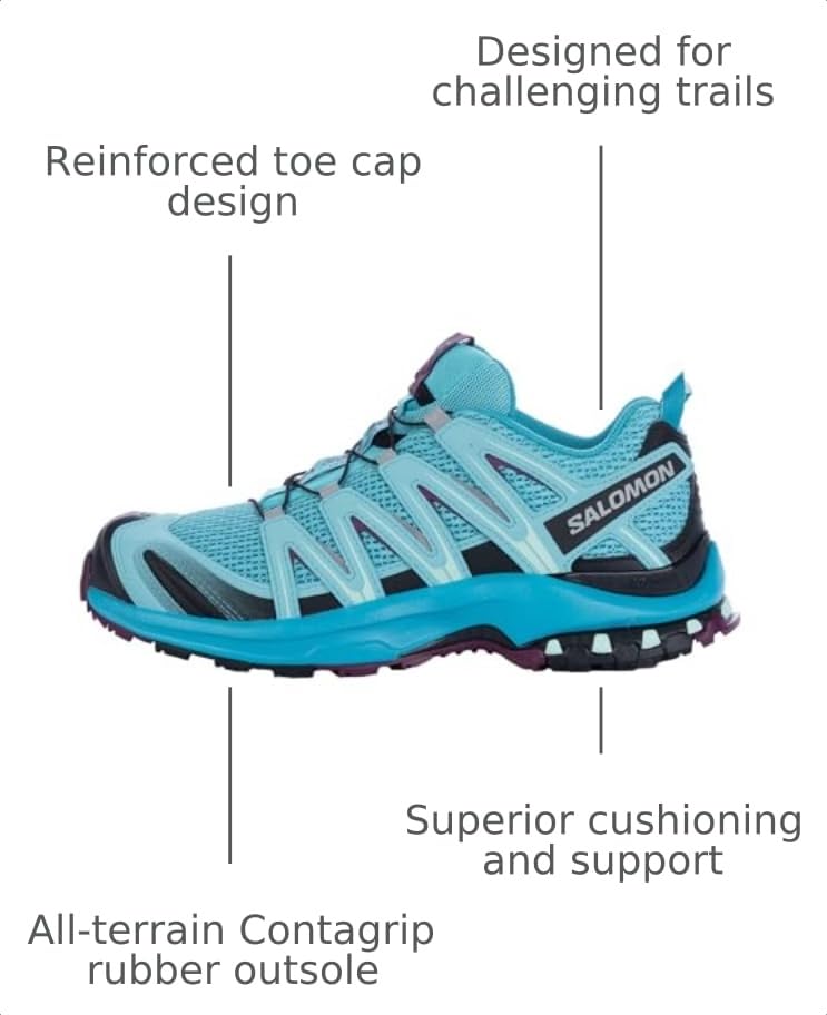 Image of Salomon Women's XA PRO 3D Trail Running Shoes