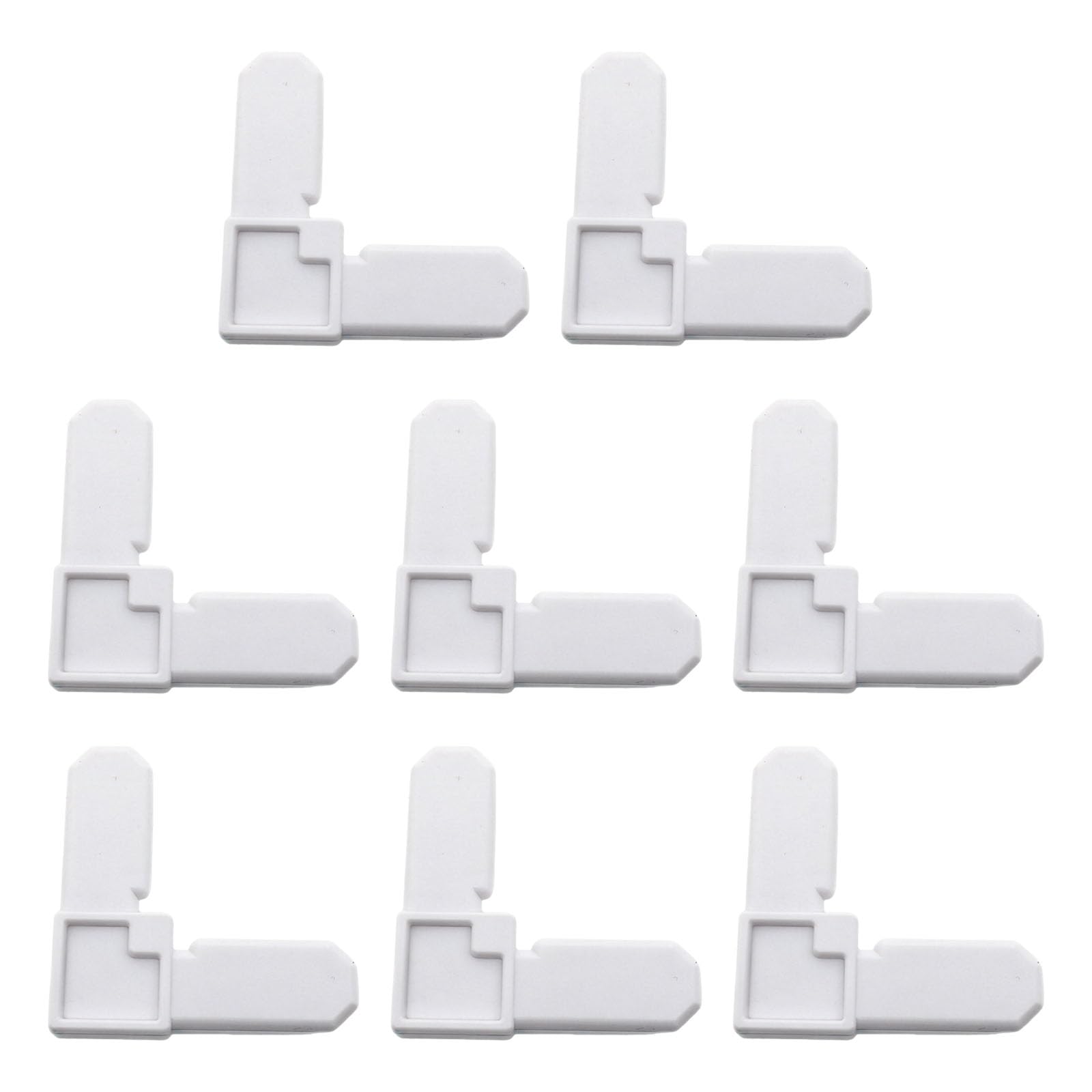 Hsyzygian Strength Angles Connectors 5 / 16X3 / 4Inch Window Screen Frame Corner Connector Screens Replacement Accessories Window Screen Frame Corner Connector