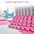 12 Pieces Thickened Plush Foam Interlocking Floor Mat,Fluffy Square Foam Tiles with 12 Edgings,Soft Anti-Slip Puzzle Area Rug Playmat for Bedroom,12X12inch,12 Tiles/11.6 Sq.Ft,Red