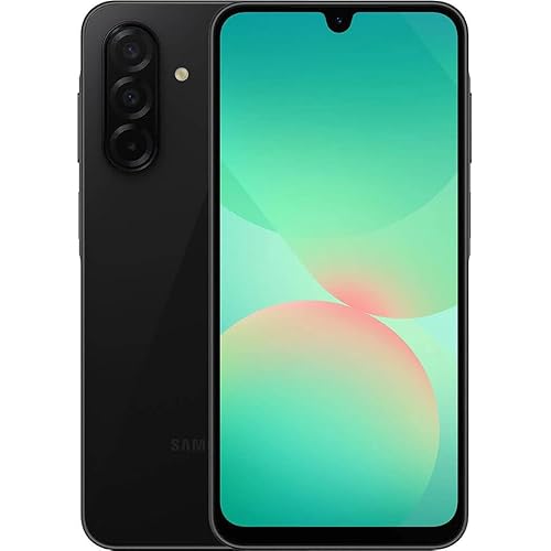 SAMSUNG Galaxy A26 5G Ai (for Tmobile Mint Tello & Global) (128GB + 6GB) Version Latina NFC Unlocked SM-A266M/DS 6.6" 120Hz 50MP Triple (Black SM-A266MZKDTPA)