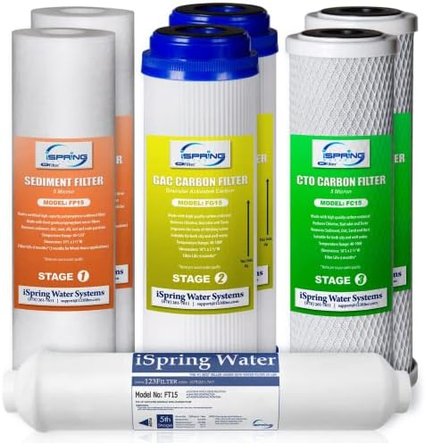 SimPure SP5-RO75 6-Stage 10" Reverse Osmosis Replacement Filter Set With Alkaline Mineral Filter Complete Set For 75 Gpd Standard 6 Stage Reverse Os - View #8