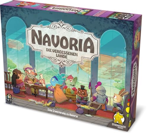Strohmann Games, Navoria - La Terre Oubliée - Extension - Jeu de société - 1 à 5 Joueurs - À partir de 10 Ans - 30 à 90 Minutes - Allemand