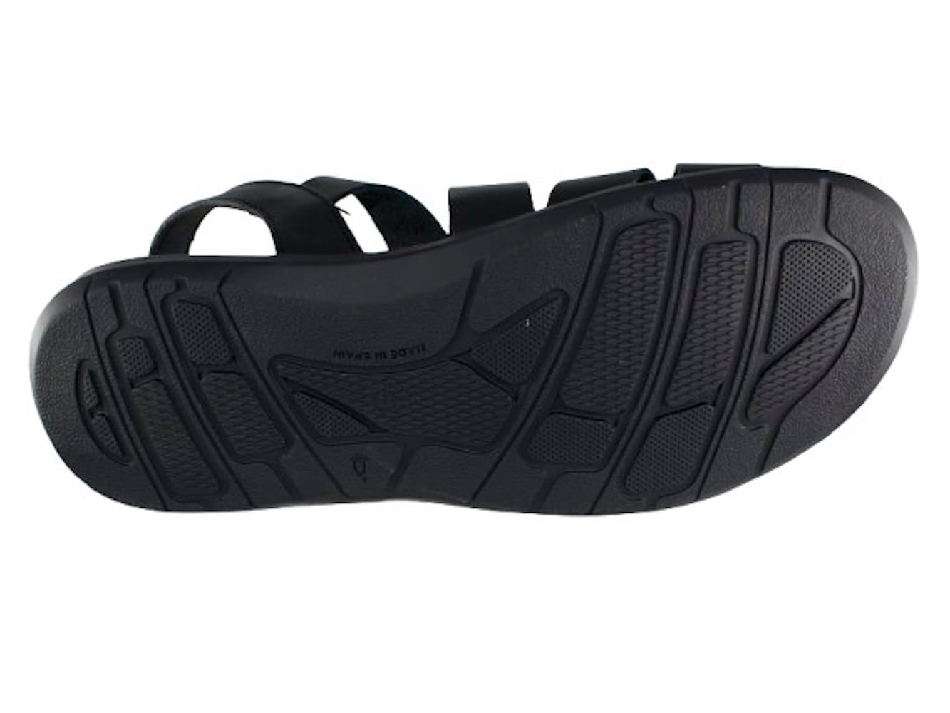 Sandalias Piel Hombre Modelo 138 Sandalia de Cuero con Hebilla Ajustable y Plantilla Anatómica, Suela Ligera Antideslizante