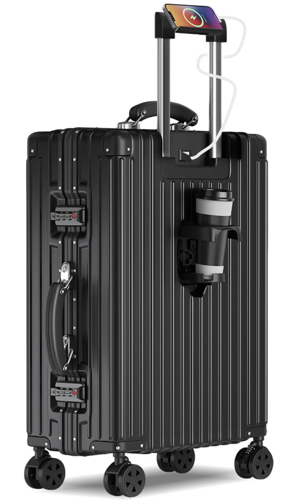 Amazon | [lanbao] スーツケース 機内持ち込み アルミ フレーム