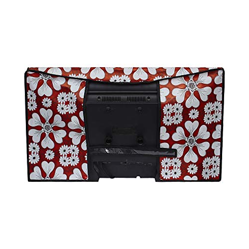 Image of DREAM CARE Double Use - Transparent & Printed Flap - 24 Inches LED TV Cover, Waterproof, Compatible for All Brands (LG, Samsung, Vu, Mi, Realme, TCL, Croma), SA61