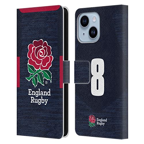 Coque cuir iPhone 14 Plus XV d'Angleterre au stade et en déplacement avec cet étui