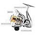 SKYSPER Carretes de Spincasting Carretes de Pesca 10 + 1BB Pesca Spinning...