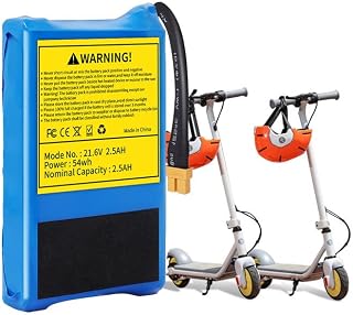 21.6V 2500mAh Scooter Li-ion Battery Replacement Fit for SmooSat Electric Kids Scooter E9 / E9 Pro / E9 Apex 54WH (1 Pack)