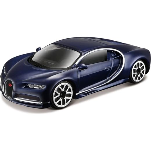 Bburago Maisto France - Bugatti Chiron - Coche en miniatura en escala 1:43 - 30348 , color/modelo surtido
