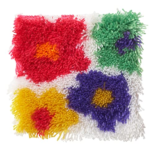 Image of Wonderart Latch Hook Yarn, Shaggy Flowers