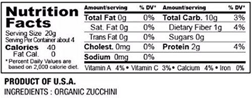 Mccabe Organic Sun-Dried Zucchini, 100G, Usda Certified Organic, Ccof Organic Certified (California Certified Organic Farmers), Product Of Usa #TOP4