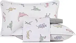 Jogo cama simples 2pc Mundo Kids Malha - Rugidino - Solteiro