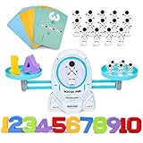 Tarjetas de 3 niveles: las tarjetas de doble cara muestran tres niveles diferentes, puedes hacer el juego de matemáticas con tus hijos como se muestra en las tarjetas proporcionadas. Comienza habilidades matemáticas y fomenta el aprendizaje inspirando juegos de aprendizaje de varios niveles.
