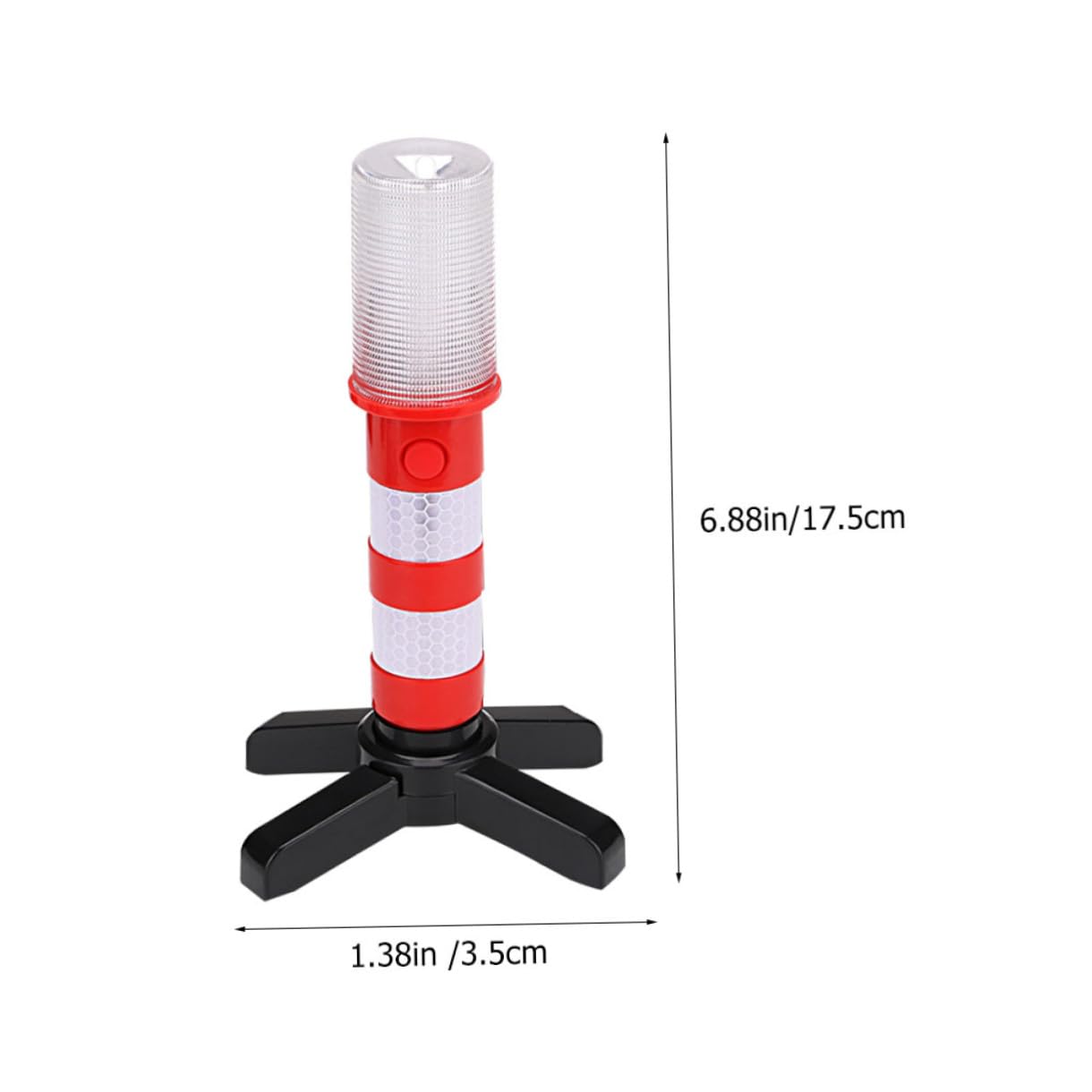 Mikinona Luz de Emergencia LED Magnética para Coche, Baliza de Seguridad y Trabajo, Portátil, Abs y Pc, Soporte Desmontable,