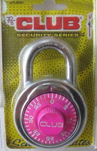 The Club School Mates Combination Padlock (Colors may vary)