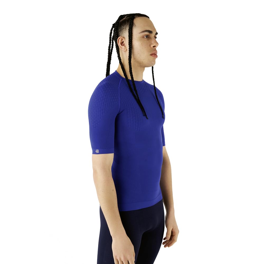 BAUERFEIND T-shirt de compression à manches courtes pour homme - Pour une meilleure circulation sanguine des muscles du torse et des bras - Polyamide et élasthanne