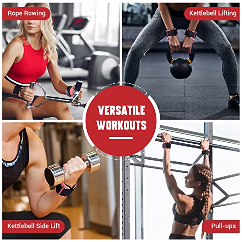 Image of Weight Lifting Wrist Strap, Double-Layer Leather for Deadlift Powerlifting