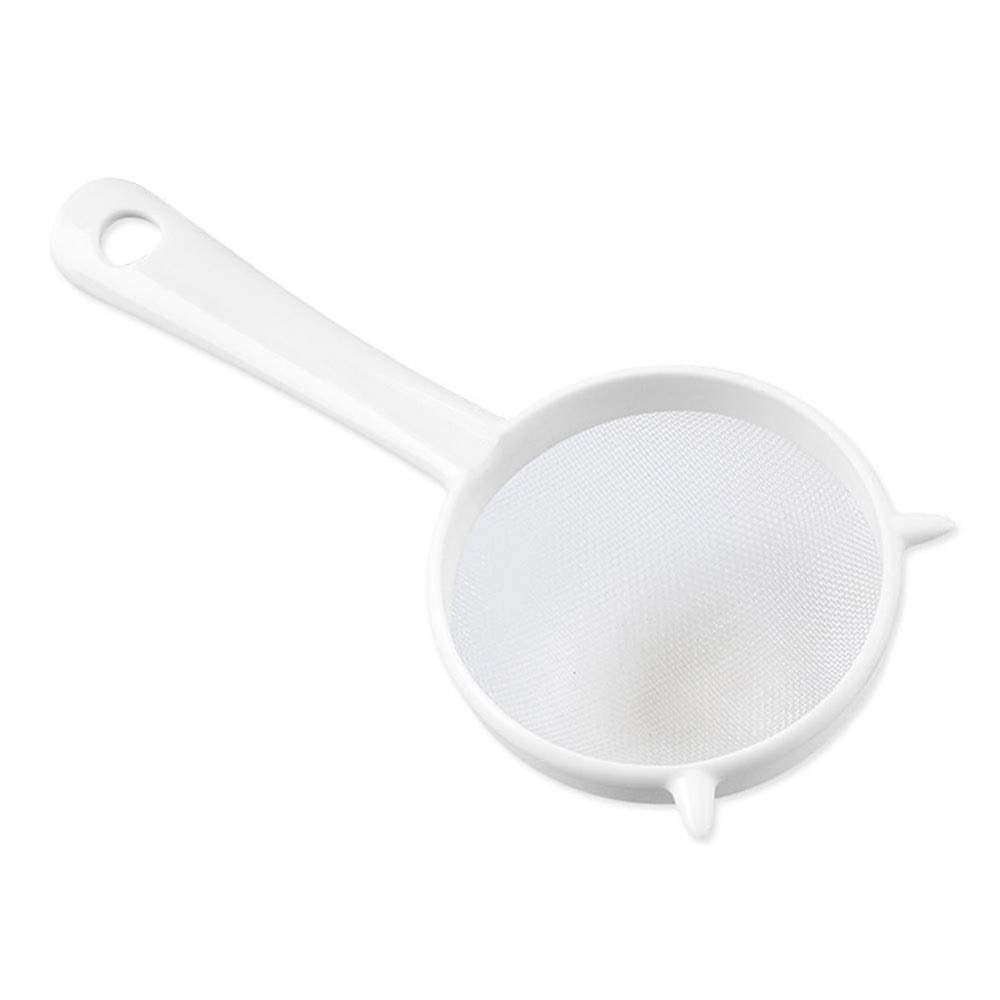 Tamiz de Cocina de Mano, Pantalla de plástico, colador de Hojas de té de Malla, tamiz de harina, colador, Accesorios de Cocina。