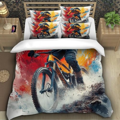 Housse de couette VTT 140x200 en microfibre premium ultra douce