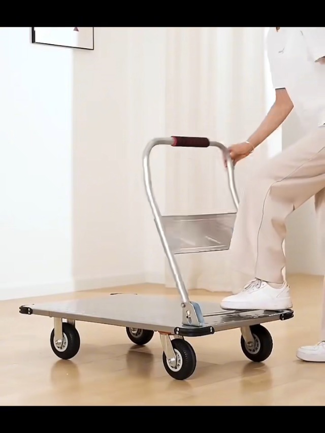 Carretilla plegable resistente, 100kg capacidad miniatura 7