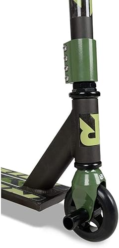 Miniatura 8 de Mission Stunt Scooter acabado en camuflaje verde con cubierta de aleación, ruedas de núcleo de aleación, rodamientos ABEC-9 y 2 clavijas
