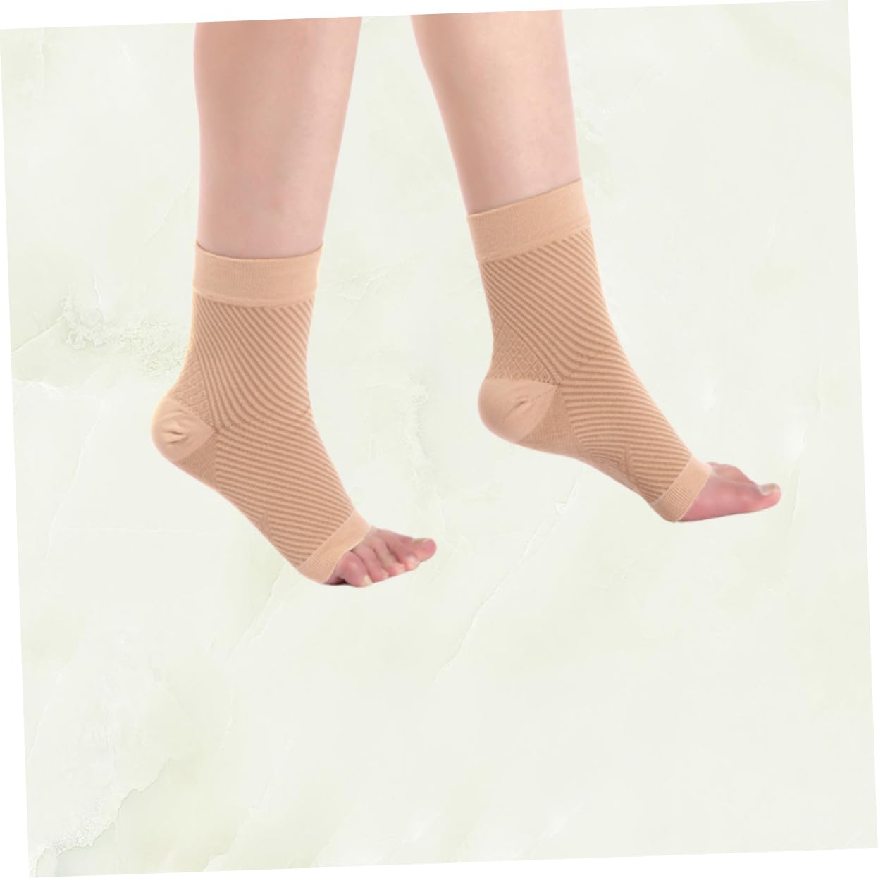 Gogogmee 1 Pair Plantar Socks Foot Care Sleeves Ankle Protector Compression Socks Ankle Warmers Ankle Brace Sleeve Heel Socks Ankle Support Socks Heel Protectors Ankle Socks