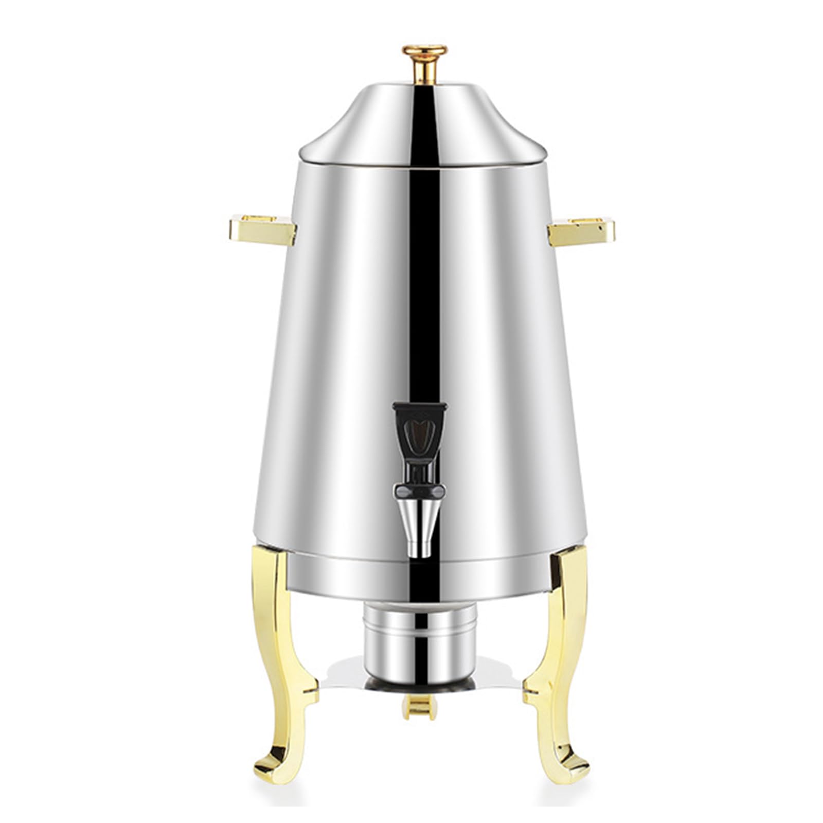 3.5 Gallon Hot/Cold Beverage Dispenser, Stainless Steel Coffee Urn Chafer, 13L Hot Chocolate Dispenser, Tea Water Urn for Parties Commercial Use