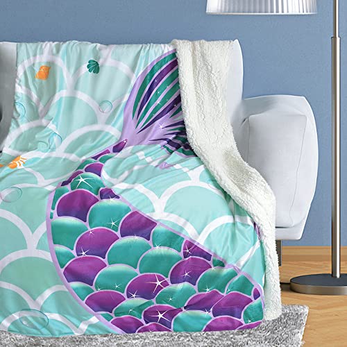 WERNNSAI Coperta Sirena - 125 x 150 cm Sherpa