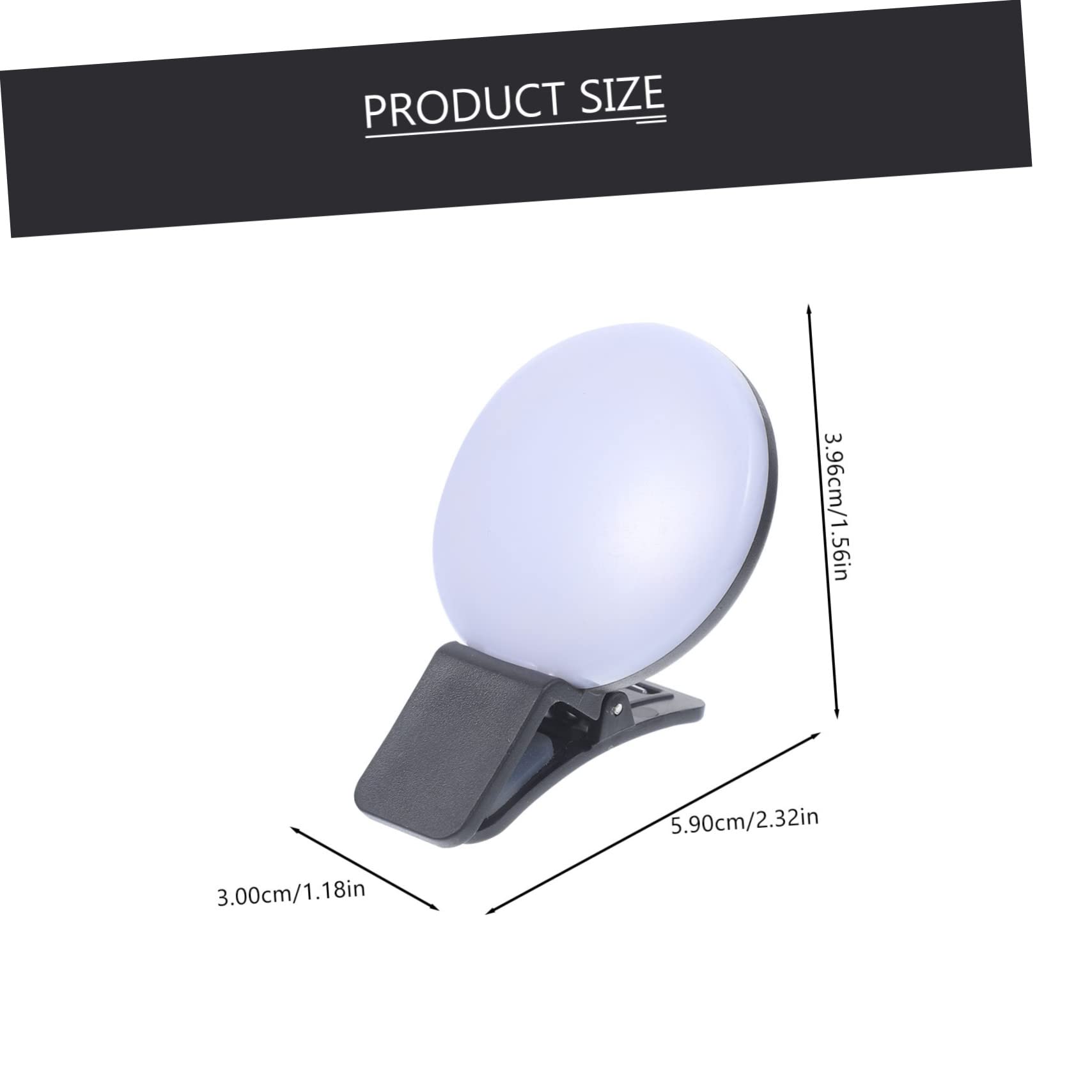 jojofuny Portable Nurse Light 4pcs Lights Nursing Badge Small Portable Lamp Clip on Purse