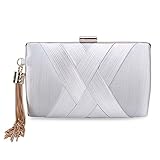 ★ [Ocasión] El diseño elegante y pausado puede usarse como un embrague diario cuando estás fuera de la calle y tienes una vocación. Un diseño exquisito y elegante se puede utilizar como bolso de noche cuando participa en una ocasión especial