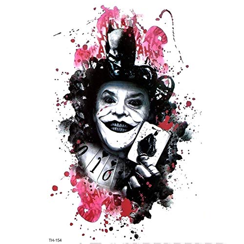 JUSTFOX - Tatuaje temporal, diseño de joker Cover