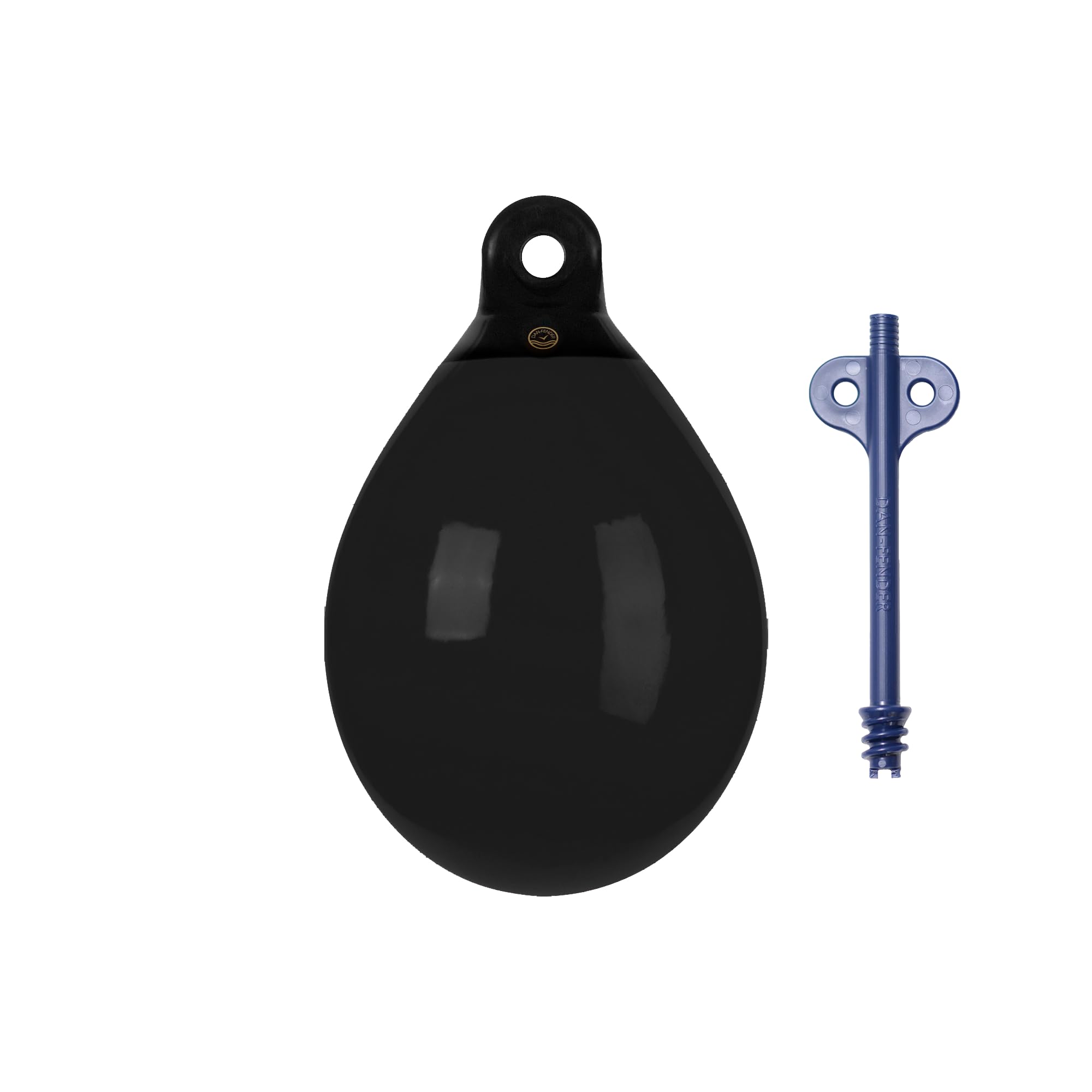 Dan-Fender Bouée ronde robuste pour ballons – Pare-chocs multi-usage pour bateaux – PVC robuste, toutes conditions météorologiques, accessoire de bateau