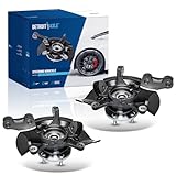 Detroit Axle - 2.4L Front Pair Steering Knuckles for 2004 2005 2006 Toyota Camry [USA Built] Steering Knuckles & Wheel Bearing Hubs Replacement