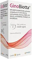 GinoBiotta, Suplemento Probiótico com Lactobacillus, Lactoferrina e Vitaminas para Saúde Vaginal, 30 Cápsulas