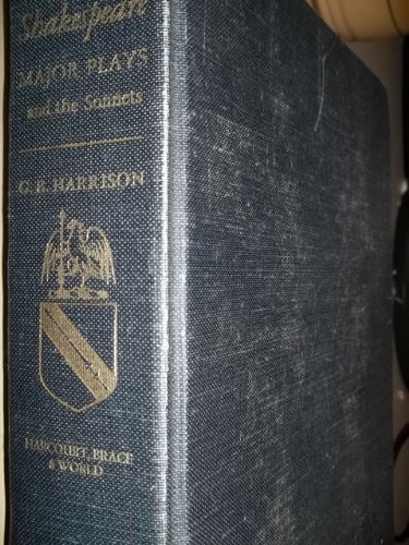 Shakespeare's Major Plays and the Sonnets B000BTK39S Book Cover