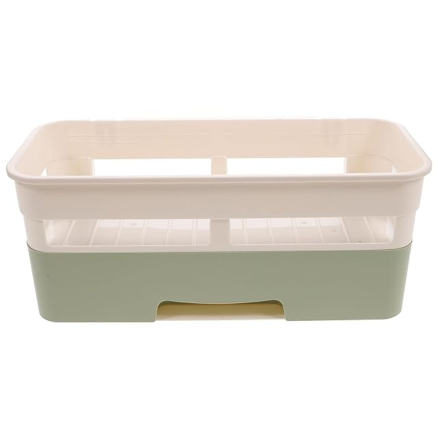 Homoyoyo Wall Mounted Bathroom Organizer Storage Container No Drilling Shower Rack with Drawer Multifunctional Space-Saving Shower Caddy for