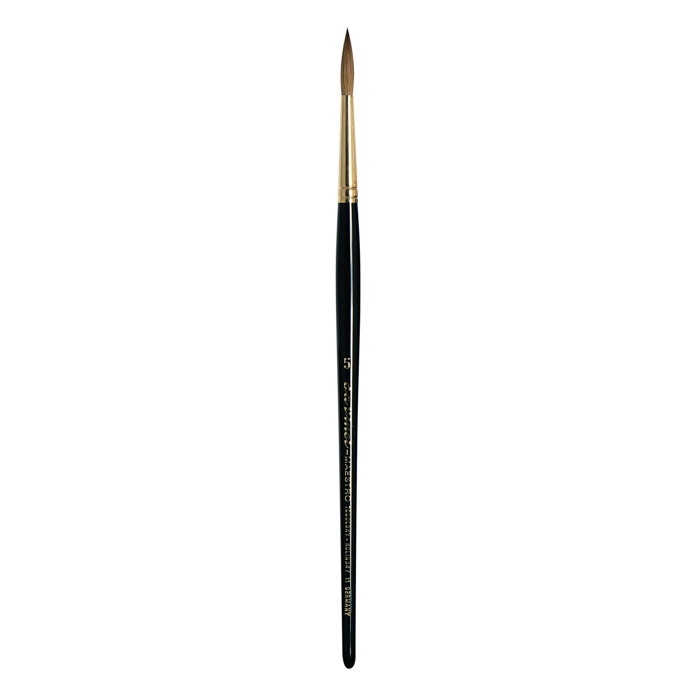 da Vinci Watercolor Series 11 Maestro Paint Brush, Fuller English Round Kolinsky Red Sable, Size 5