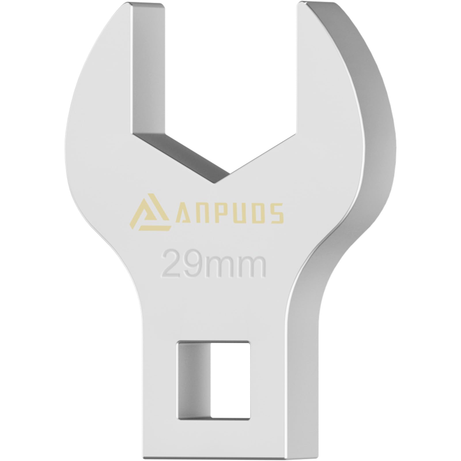 ANPUDS Crowfoot Wrench 29 mm, 1/2 Inch V-Type Torque Open-End Wrench Metric, Open-End Wrench for Maintenance of Taps, Machine Nuts and Air Conditioning Systems