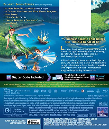 Peter Pan Blu-ray soluciona la baja calidad de las películas antiguas 3
