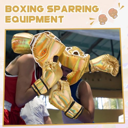 Image of Arrowbash Boxing Headgear and Gloves Set for Kids 6oz Boxing Gloves and Wrestling Headgear Sparring Equipment for Boxing Kickboxing Muay Thai BJJ Karate Training