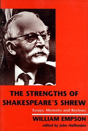 Buy The Strengths of Shakespeare's Shrew: Essays, Memoirs and Reviews — BookShops.in