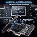 BEYIMEI PCIe SATA Card 8 Ports, with 8 SATA Cables, Power Splitter Cable andLow Profile Bracket, 3.0 Controller Expansion PCI-E X1 3.0 Gen3 (6Gbps) Controller Card (ASM1064+JMB575)