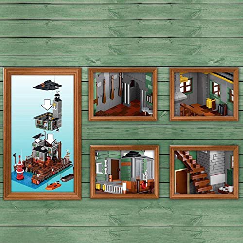 Haus Bausteine Bausatz, Modular Moc Klemmbausteine Haus, 2361 Teile Tauchshop Architektur Modell Modulare Gebäude… – Bild 5