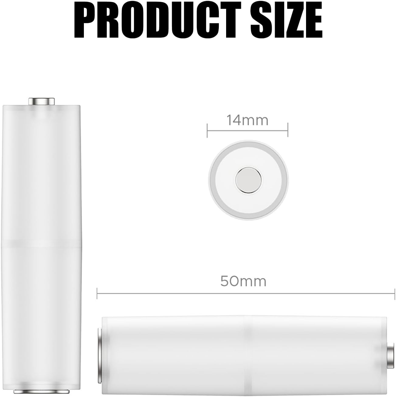 ORICO AAA to AA Battery Adapter 8 Pack Battery Converter Cases Holder Shell for AAA Battery with Metal Contacts on Bottom