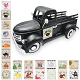 🍀【Décoration de Camion Vintage Robuste】Notre ornement automobile est fabriqué en métal haute qualité, inoxydable et extrêmement durable. Un savoir-faire minutieux garantit une peinture qui ne s'écaille pas et une surface qui demeure comme neuve longtemps. Les aimants de porte thématiques interchangeables bénéficient d'une impression premium, offrant des motifs précis et une surface lisse, résistante à la déformation et à la casse. (Conseil : L'effet patiné de notre modèle fait partie intégrante de son design vintage artisanal ; il ne s'agit ni d'un défaut ni d'une usure réelle. Merci d'en tenir compte avant votre achat)