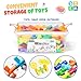STEM Building Toy for Toddlers 106Pieces Tube Pipe Toy,Educational Preschool Game for 3+ Years,Learning Building Blocks Play with Storage Box Gift Kit,Montessori Toys for Boys & Girls