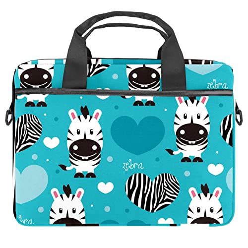 Sacoche bandoulière PC portable 13 13.3 14.5 pouces zèbre multicolore
